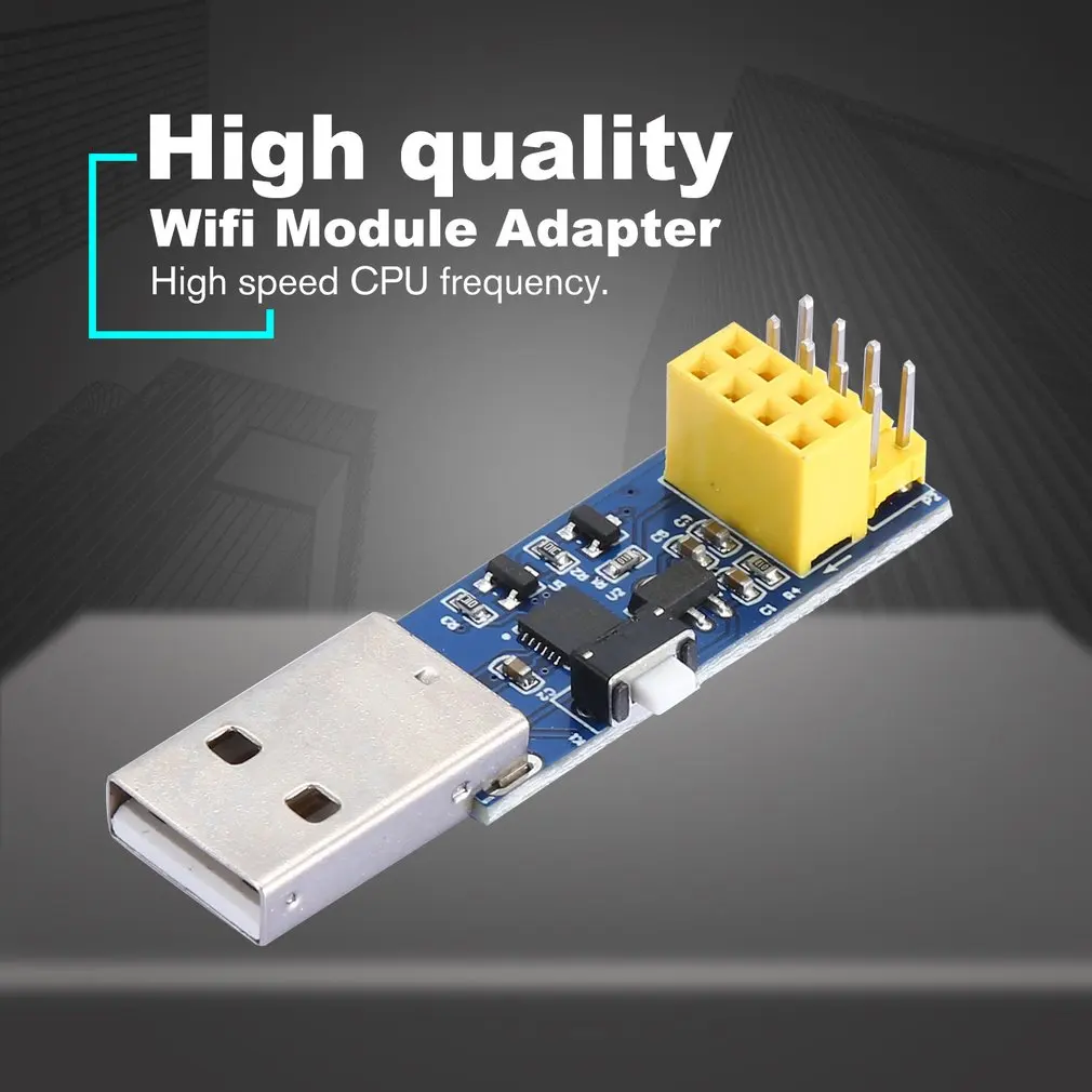 ESP8266 ESP-01 Wifi Module Adapter Computer Phone Wireless Communication Microcontroller ESP LINK V1.0 IDE USB