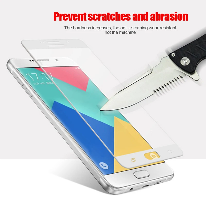 Защитное стекло для Samsung Galaxy A5 A7 A3 2017 2016 закаленная Защитная пленка экрана 2.5D