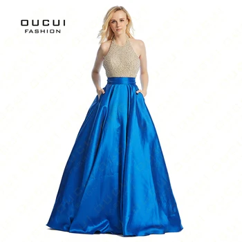 robe paillette crystal Woman robe de soiree manche longue rhinestone Long Sexy Prom Dress Evening OL102881