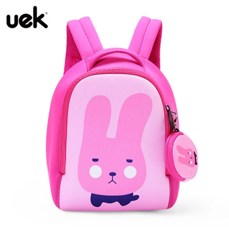 New Cute Rabbit Children School Bags Backpack With Coin Bag Kindergarten Girls Boys Baby Kids