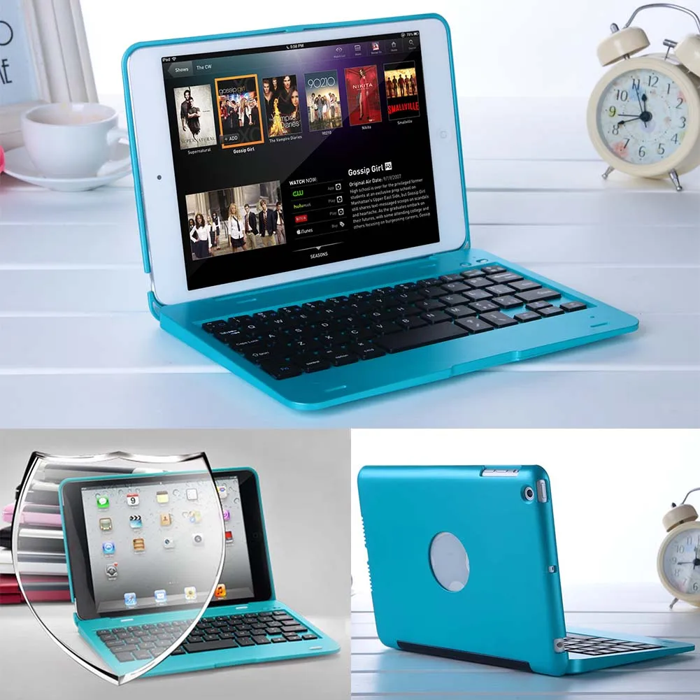 

Foldable Wireless Bluetooth Rechargeable Keyboard Case Cover For iPad Mini Shockproof Keyboard Case Case Cover For 7.9 inch iPad