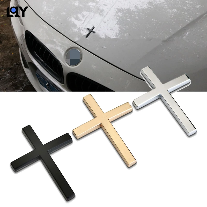 

Car sticker 3 Colors Wow Car Auto Fashion Exterior decoration Jesus Religious Ornament Charm for BMW E90 E91 E92 E93 M3 E60 E61