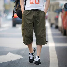 Новые летние мужские шорты Карго повседневные камуфляжные шорты мужские хлопковые свободные камуфляжные шорты с карманами на открытом воздухе пляжные шорты