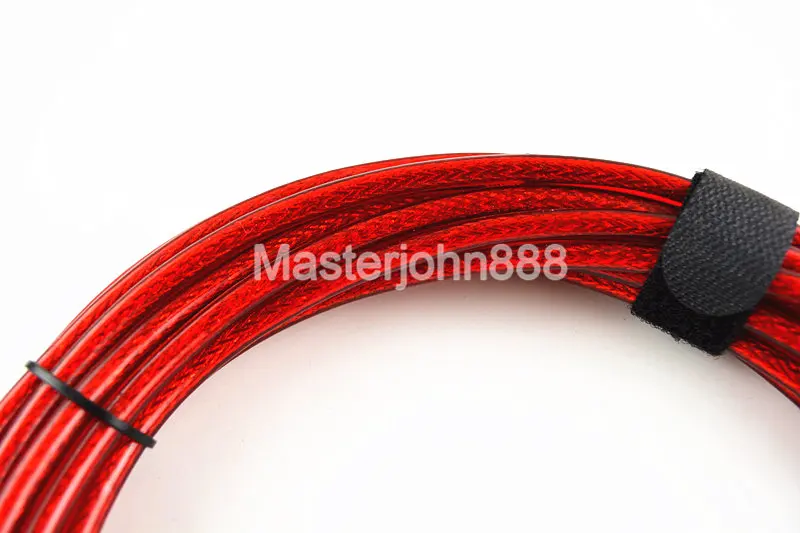 3/6/10 м красный/желтый/зеленый/синий прозрачный Электрогитары кабельный усилитель кабель КИП кабель низкая Шум экранированный