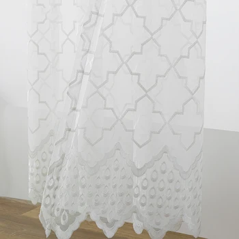 

Tulle Curtains For Living Room Voile Curtain For Bedroom Window Sheer Cortinas Para La Sala Modern Home Decoration