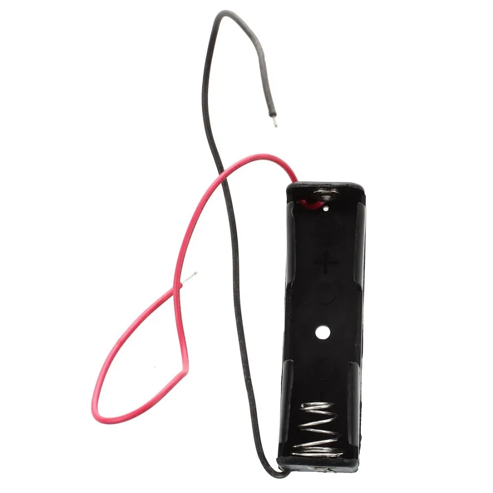 

AA Battery Case Holder Storage Box with Wire Leads for 1 X 1.5V AA Battery Storage Boxes Holder Case Cell Box