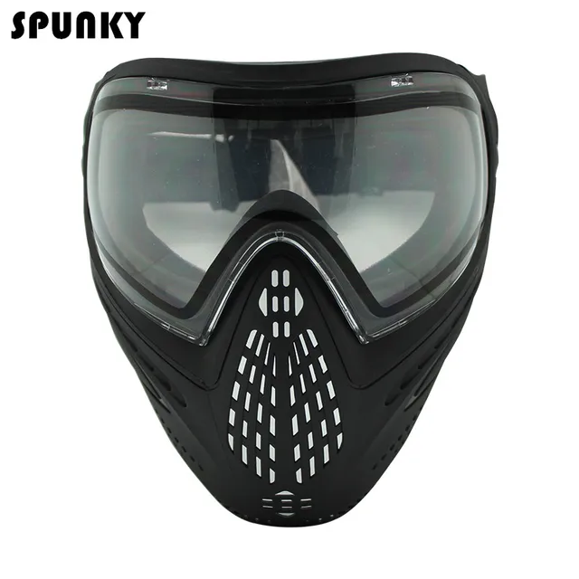 Army Military Full Face Mask Anti Fog Paintball Mask with DYE I4