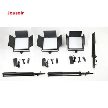 

Changeable version Godox 3X 1000 LED Photo Studio Video Light Kit For Camera Camcorder DV Wedding Fashion 3300-5600K CD15