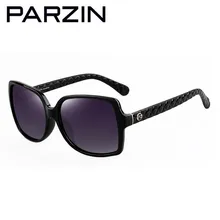 Женские черные элегантные поляризованные солнцезащитные очки PARZIN, Большие солнцезащитные очки женские солнцезащитные очки Tone
