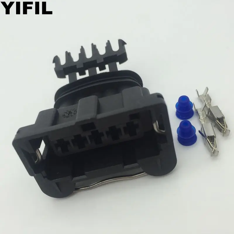 5шт./лот 5 pin/Way Tyco/Amp Junior Power Timer (JPT) MAP Sensor Plug корпус автомобильного разъема для Bosch|map