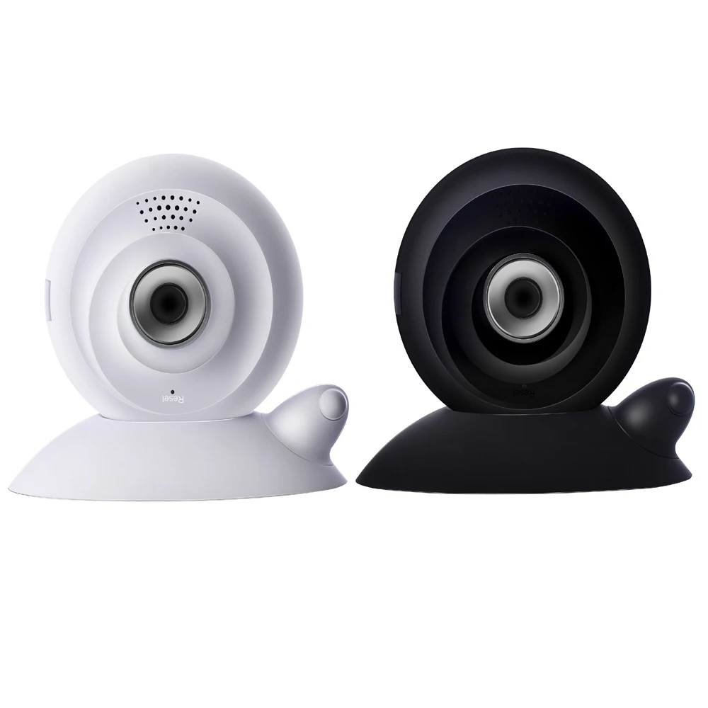 360 Smart Panoramic WIFI HD IP Camera with Snail Outlook for 2 Way Audio Intercom with Live Image Video Monitoring by Free APP