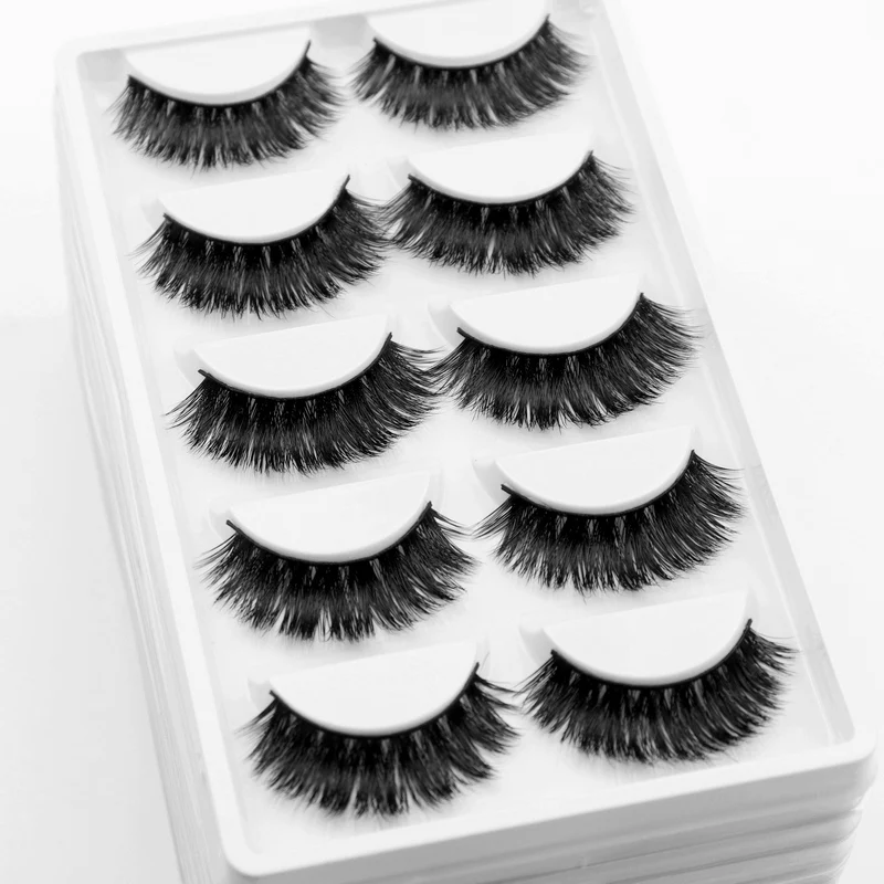 5 Pairs/Pack Eyelashes Fur Friendly Styles Mink Lashes Crisscross False Eyelash Hand Made Eye Lashes Makeup Maquiagem 5 Pairs/Pack Eyelashes Fur Friendly Styles Mink Lashes Crisscross False Eyelash Hand Made Eye Lashes Makeup Maquiagem