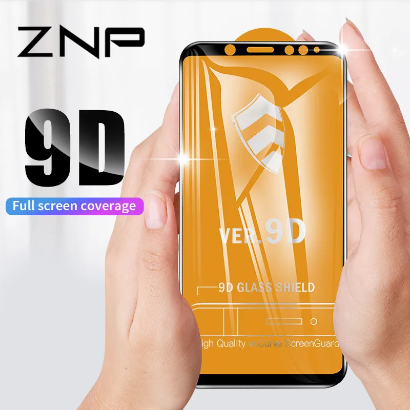 

ZNP 9D Glass on the For Xiaomi Redmi 5 plus Redmi Note 6 5 Pro 5A Screen Protector Full Cover For Redmi S2 4X 6A Tempered Glass