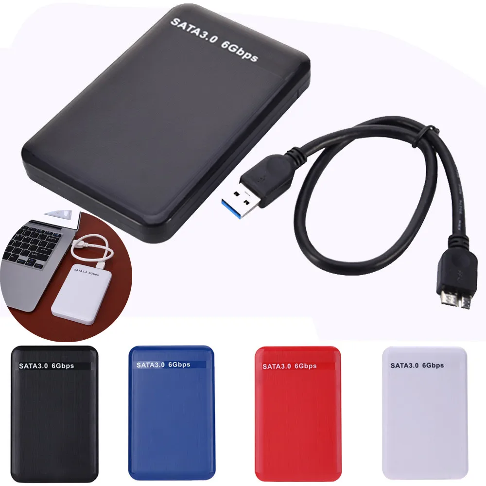USB3.0 Hi Speed External Hard Drives Portable Desktop Mobile Hard Disk Case May18in Battery