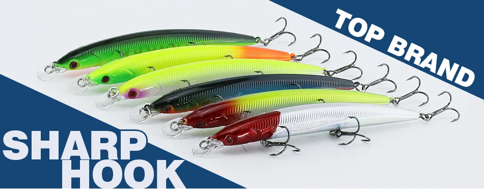Frwanf 6 Pcslot Minnow 14cm 14g Swimbait Hard Lure Artificial Wobblers for Fishing Lure Whopper Plopper (1)