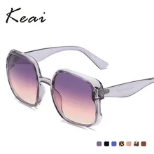 Luxury Gradient Vintage Sunglasses Women Square Sunglass Retro Oversize Sun glasses Female Pink Mirror Eyewear