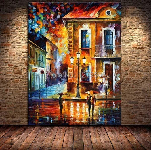 

Бесплатная доставка, оптовая продажа, дешевая 100% ручная работа, пейзаж, нож, палитра, холст, картина маслом для домашнего декора