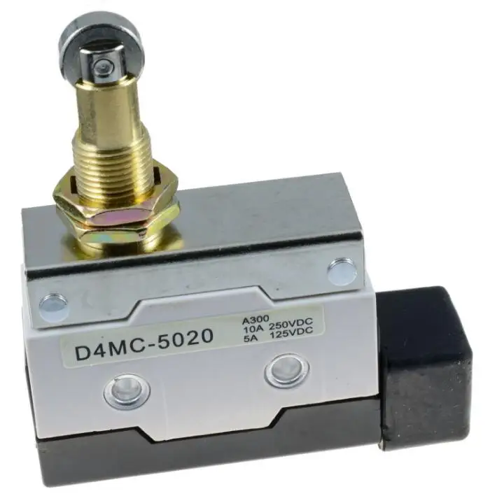 

Roller Thread Actuator Micro Limit Switch SPDT 250VAC 10A D4MC-5020