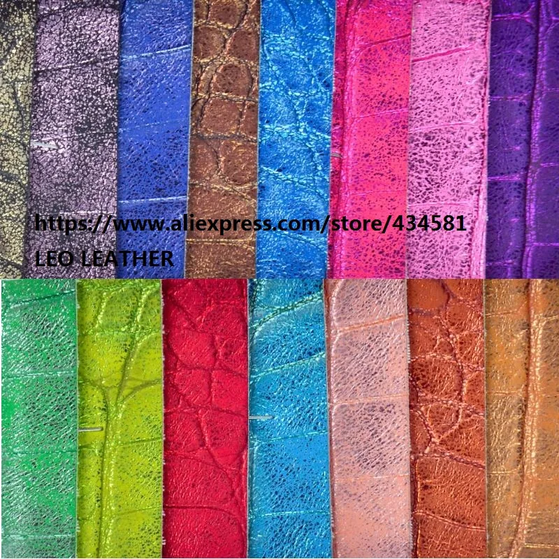 Рельефный Крокодил Кожа PU металлическая синтетическая кожа для DIY аксессуары