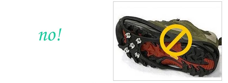 10 резиновых зубов Нескользящие ледяной захват для снега Crampon альпинизма Размер 31~ 48 зимние сапоги шип простой захват