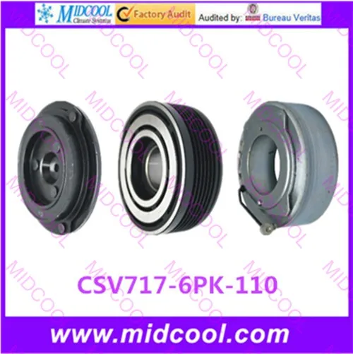 

CSV717 HIGH QUALITY AUTO AC COMPRESSOR CLUTCH 6PK 110MM 12V