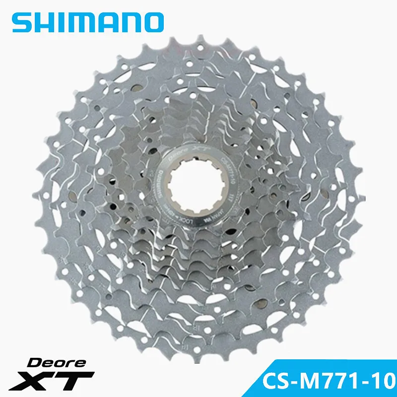 

SHIMANO XT CS M771-10 11x36T 34T 10 Speed MTB Bike Bicycle Cassette Freewheel