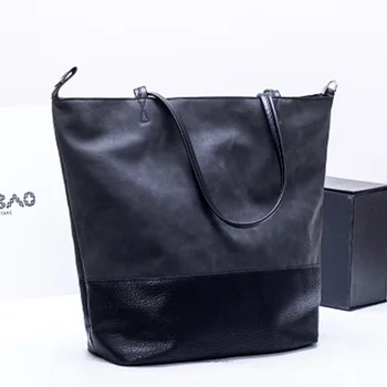 

JJDXBPPDD Vintage PU Shoulder Bag Women Handbags Ladies Hand Bag Tote Casual Bolsos Mujer Hobos Bolsas Feminina