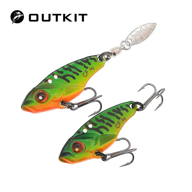 OUTKIT High Quality 1Pcs 35mm 4g Metal Mini VIB Fishing