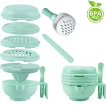 9 в 1 машина для приготовления пищи портативная детская кормушка, процессор Smasher, подача чаши, овощи, фрукты, точильщик