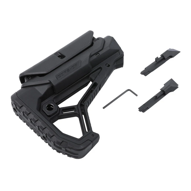 

Airsoft High Quality AEG Nylon GL-CORE STYLE Stock Black Tan