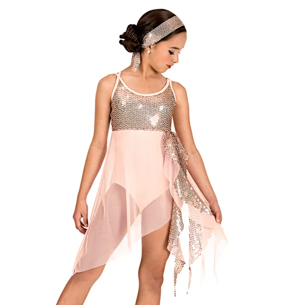 Детская взрослых современный юбка для танцев костюм блестками Элегантные Трикотажная юбка Производительность Костюм сценический костюм