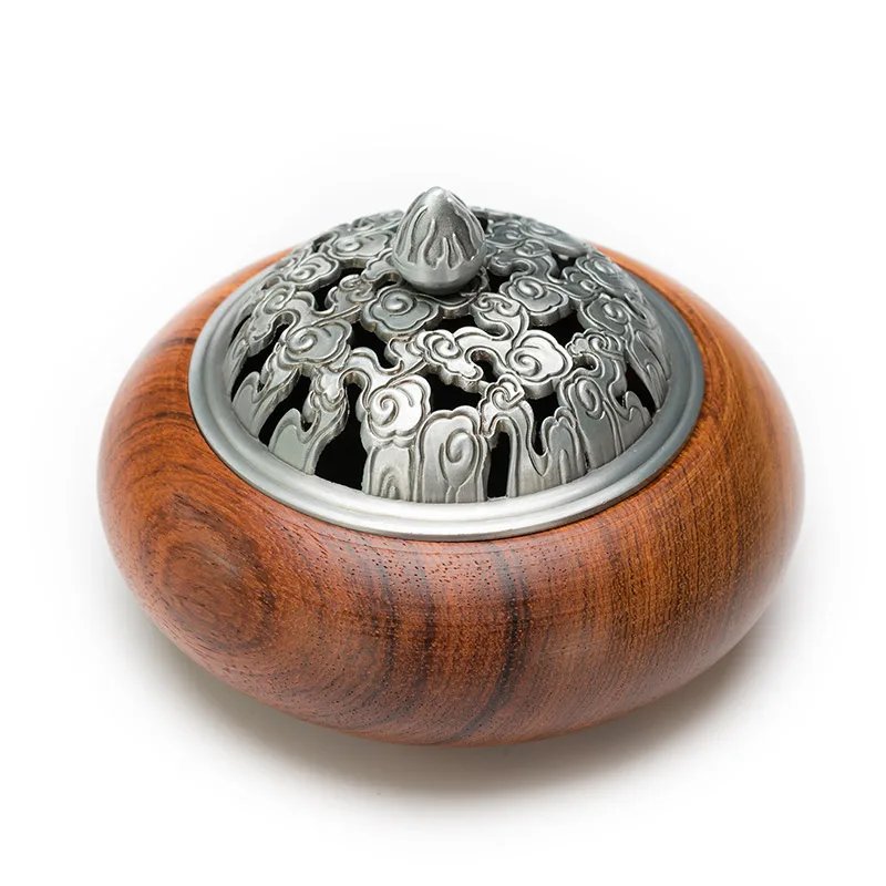 Wooden Incense Burners Vietnamese Rosewood Coil Censer Sandalwood - Image 6