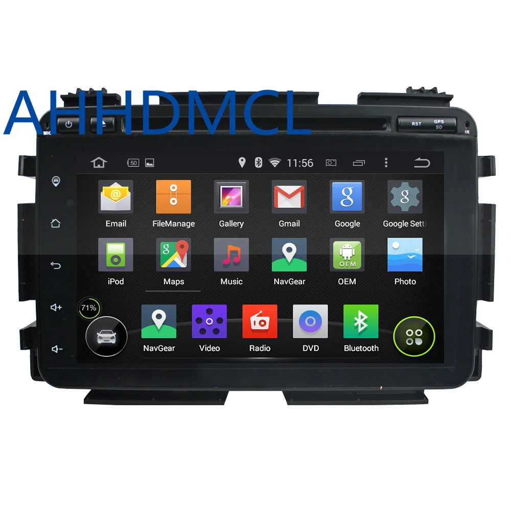 Flash Deal Car Multimedia Player Stereo Audio Radio DVD Player Android 8.1.0 GPS WiFi For Vezel Hr-V 2015 2