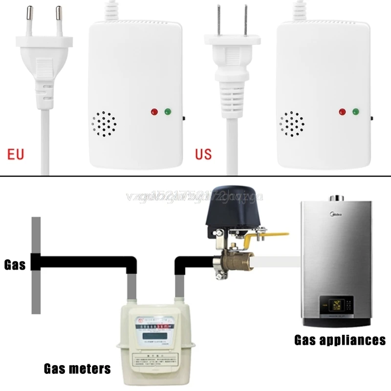 

Gas Leak Detector Sensitivity Combustible Alarm Coal Natural Portable Warning Mr22 19 Dropship