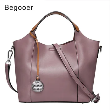 

Genuine Leather Bag Women Leather Bag Shoulder Bags Brand Elegant Handbags Ladies Casual Totes Dropshipping New 2018 Hot Selling