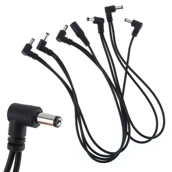 

6 Way Guitar Effect Pedal Daisy Chain Power Supply Splitter Cable Wire Adapter