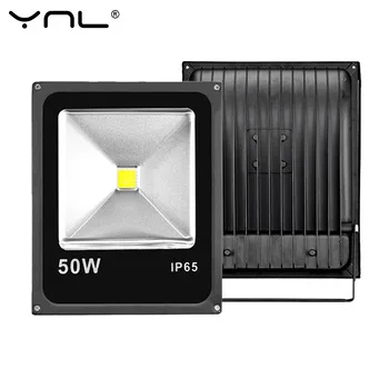 YNL Waterproof RGB LED Flood Light 10w 20w 30w 50w 220V 240V Projecteur Foco Led Floodlight Refletor Spotlight Outdoor Exterieur