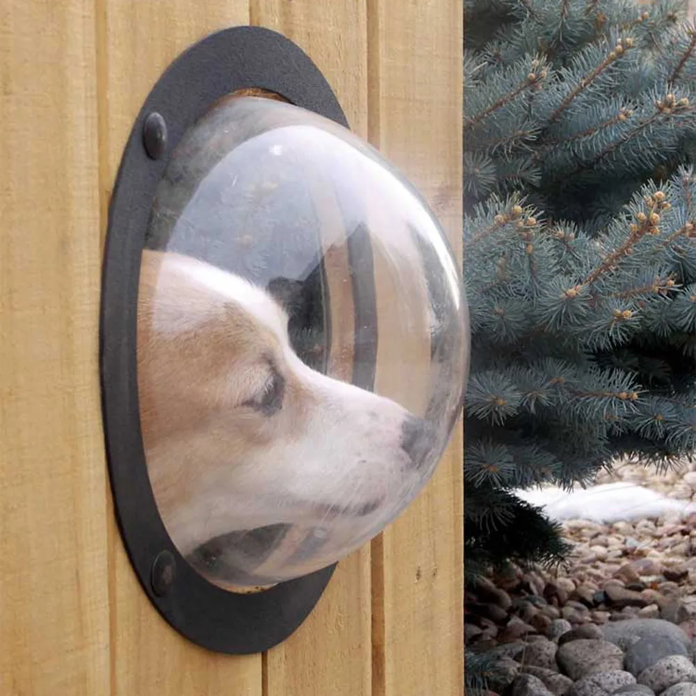 2018 New Pet Peek Fence Bubble Window For Dogs Durable Acrylic Dome