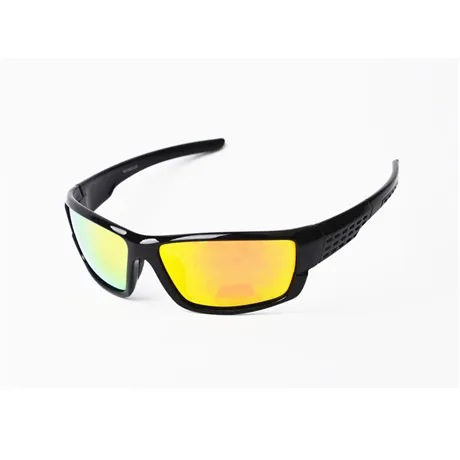 Ywjanp, новинка, 10 цветов, поляризованные солнцезащитные очки, мужские спортивные солнцезащитные очки, уф400, для вождения, рыбалки, модные очки - Цвет линз: Bright black Gold