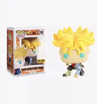 

Exclusive Funko pop Official Amine Dragon Ball Z - Super Saiyan Future Trunks #318 Vinyl Action Figure Collectible Model Toy