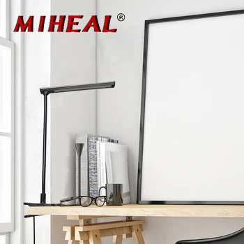 

DC 5V USB LED Clip-on Table Lamp Flexible LED Reading Book Lamp Push Button Switch Desk Lamp For Bedroom Office Travel