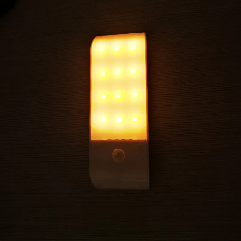 12 lâmpadas led com sensor de movimento,