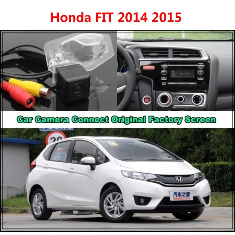 for Honda FIT 2014 2015 Car Camera Connected Original Screen Monitor