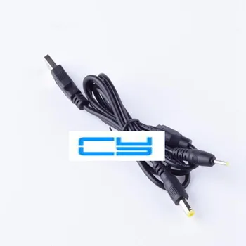 

1M USB TO DC 5.5*2.1 & DC 2.5*0.7 Jack 1 IN 2 Out male to male Plug 2A DC 5.5 2.1 2.5 0.7 mm Power charging charge cable 3FT