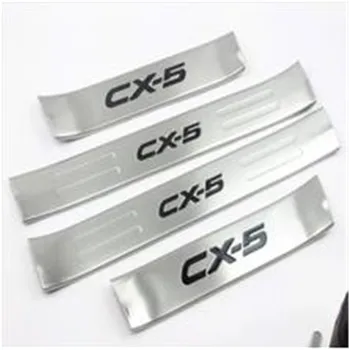 

For Mazda CX-5 cx5 2013 2014 2015 2016 inside Door Sill Scuff Plate Stainless Steel Car Styling Accessories