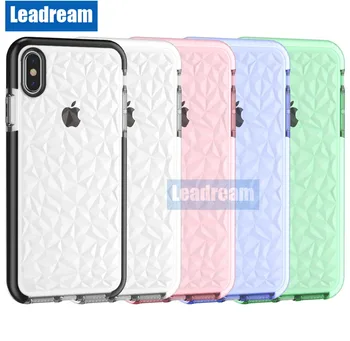 

50PCS for iPhone 11 Pro MAX Luxury Jelly Phone Case Soft TPU Transparent Case Cover for iPhone 6 6s 7 8 Plus X Xs Xr Max