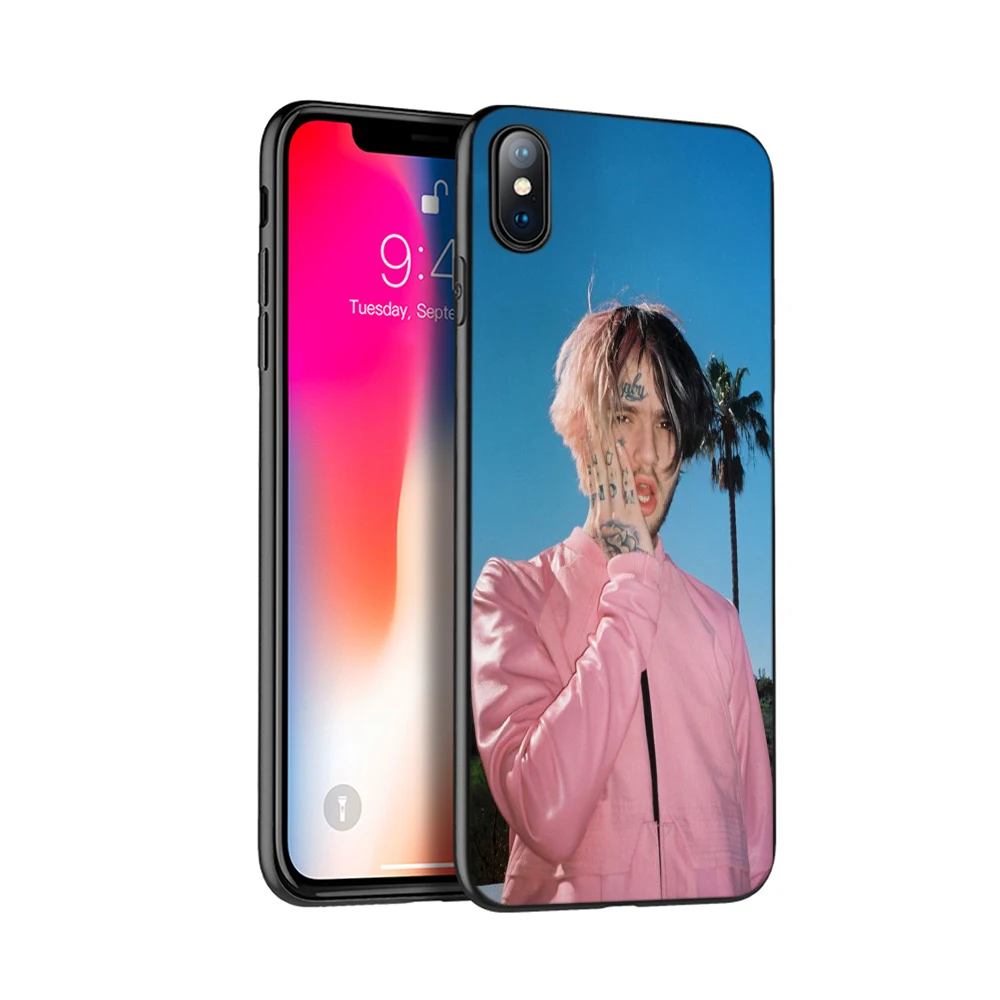 Черный ТПУ чехол для iphone 5 5S SE 6 6s 7 8 plus x 10 силиконовый XR XS 11 pro MAX Lil Peep|Бамперы| |