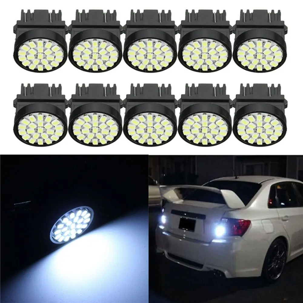 Высокое качество 2 шт. 3157 3057 22 SMD 1206 Автомобильный светодиодный стоп сигнал задний