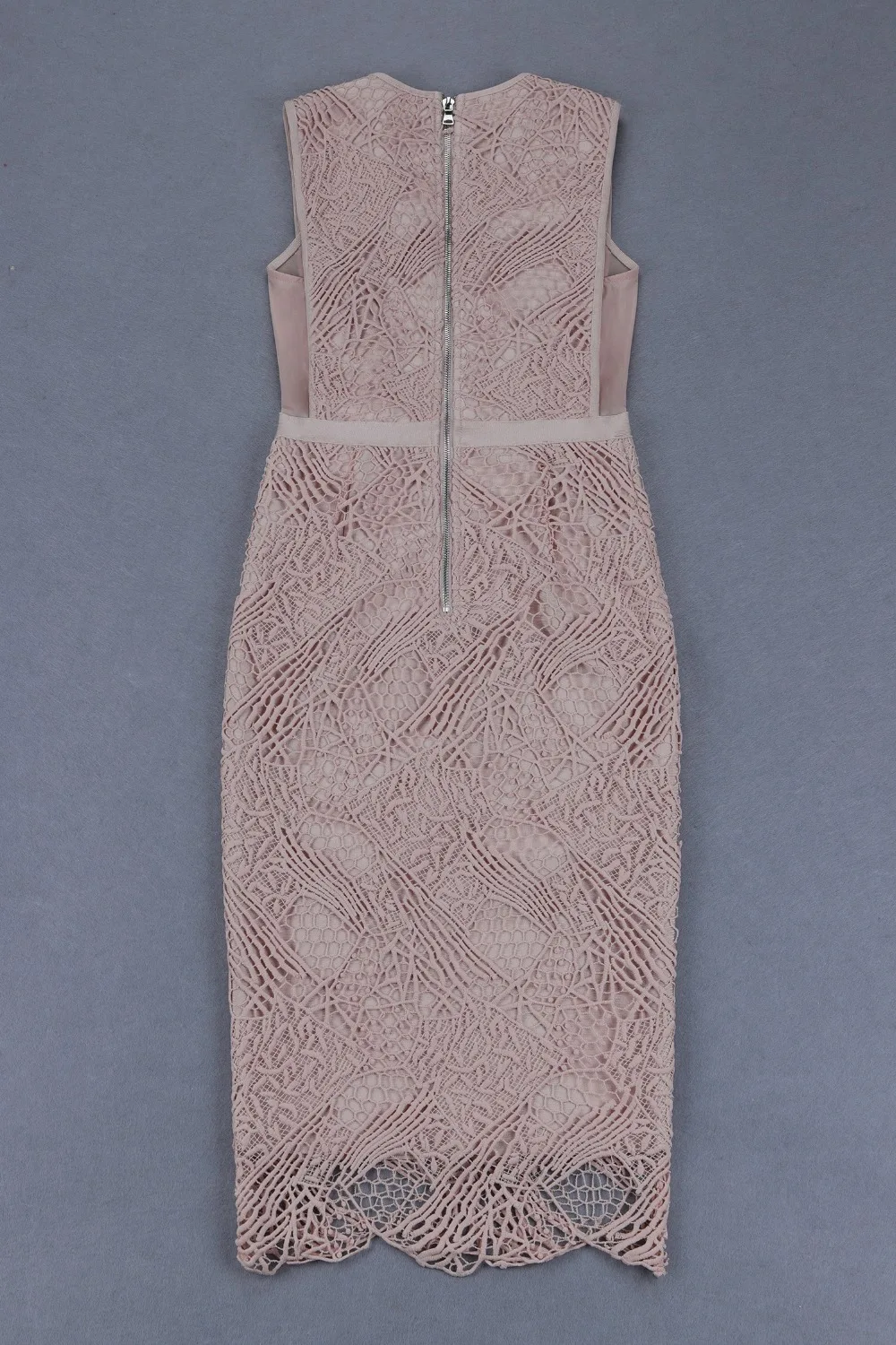 Знаменитостей высокое качество розовое кружево Глубокий v-образный вырез длинное сексуальное вискозное Бандажное платье вечернее платье