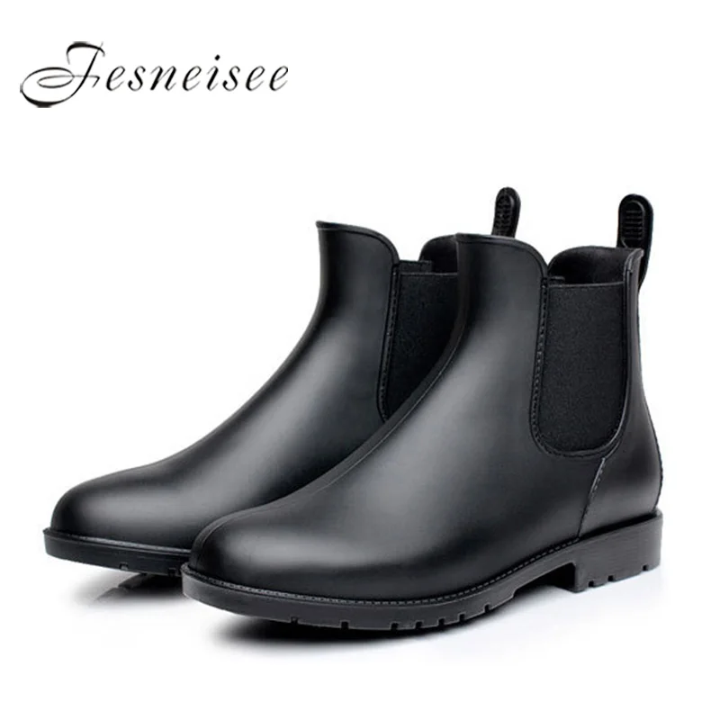 slip on rubber boots womens